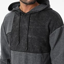 Meilleure affaire 👏 Sweat Capuche GK-1087 Noir de Classic Series 👏 -HautStyle Boutique classic series 336631 GK 1087 SIYAH 20220922T153032 02