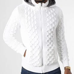 Sortie 🛒 Gilet Capuche 3002 Blanc de Classic Series ✔️ -HautStyle Boutique classic series 336657 3002 WHITE 20220916T155300 03