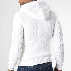Sortie 🛒 Gilet Capuche 3002 Blanc de Classic Series ✔️ -HautStyle Boutique classic series 336657 3002 WHITE 20220916T155302 04