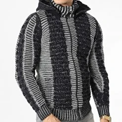 Acheter ⭐ Gilet Capuche 3002 Noir Blanc de Classic Series ✨ 8 Acheter ⭐ Gilet Capuche 3002 Noir Blanc de Classic Series ✨ -HautStyle Boutique classic series 336666 3002 BLACK WHITE 20220912T155445 03