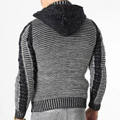 Acheter ⭐ Gilet Capuche 3002 Noir Blanc de Classic Series ✨ 9 Acheter ⭐ Gilet Capuche 3002 Noir Blanc de Classic Series ✨ -HautStyle Boutique classic series 336666 3002 BLACK WHITE 20220912T155447 04