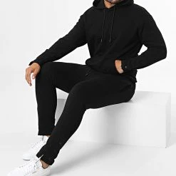 Meilleur prix 😍 Ensemble De Survetement GK-1070T Noir de Classic Series ⌛