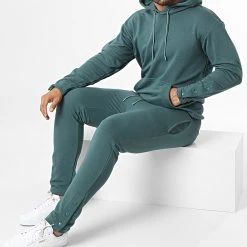 Grosses soldes ⌛ Ensemble De Survetement GK-1070T Bleu Pétrole de Classic Series 🎉