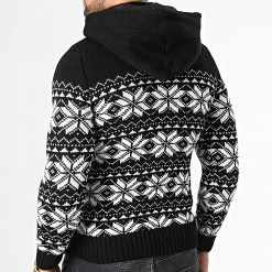 Nouveau 🥰 Gilet Capuche 3001 Noir Blanc de Classic Series 🔥 -HautStyle Boutique classic series 336751 3001 BLACK WHITE 20220916T150025 04