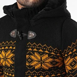 Vente flash ✨ Gilet Capuche 3001 Noir Jaune Moutarde de Classic Series 😉 -HautStyle Boutique classic series 336753 3001 YELLOW 20220916T150056 02