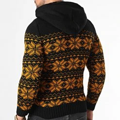 Vente flash ✨ Gilet Capuche 3001 Noir Jaune Moutarde de Classic Series 😉 -HautStyle Boutique classic series 336753 3001 YELLOW 20220916T150059 04