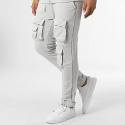 Remise ⭐ Ensemble De Survetement GK-1069T Gris Clair de Classic Series ⭐ -HautStyle Boutique classic series 336797 GK 1069T ACIK GRI 20220909T150953 04