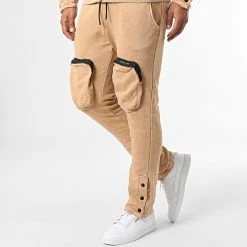 De gros ⌛ Ensemble De Survetement GK-1089T Beige de Classic Series 👏 -HautStyle Boutique classic series 336814 GK 1089T BEJ 20220909T150840 04