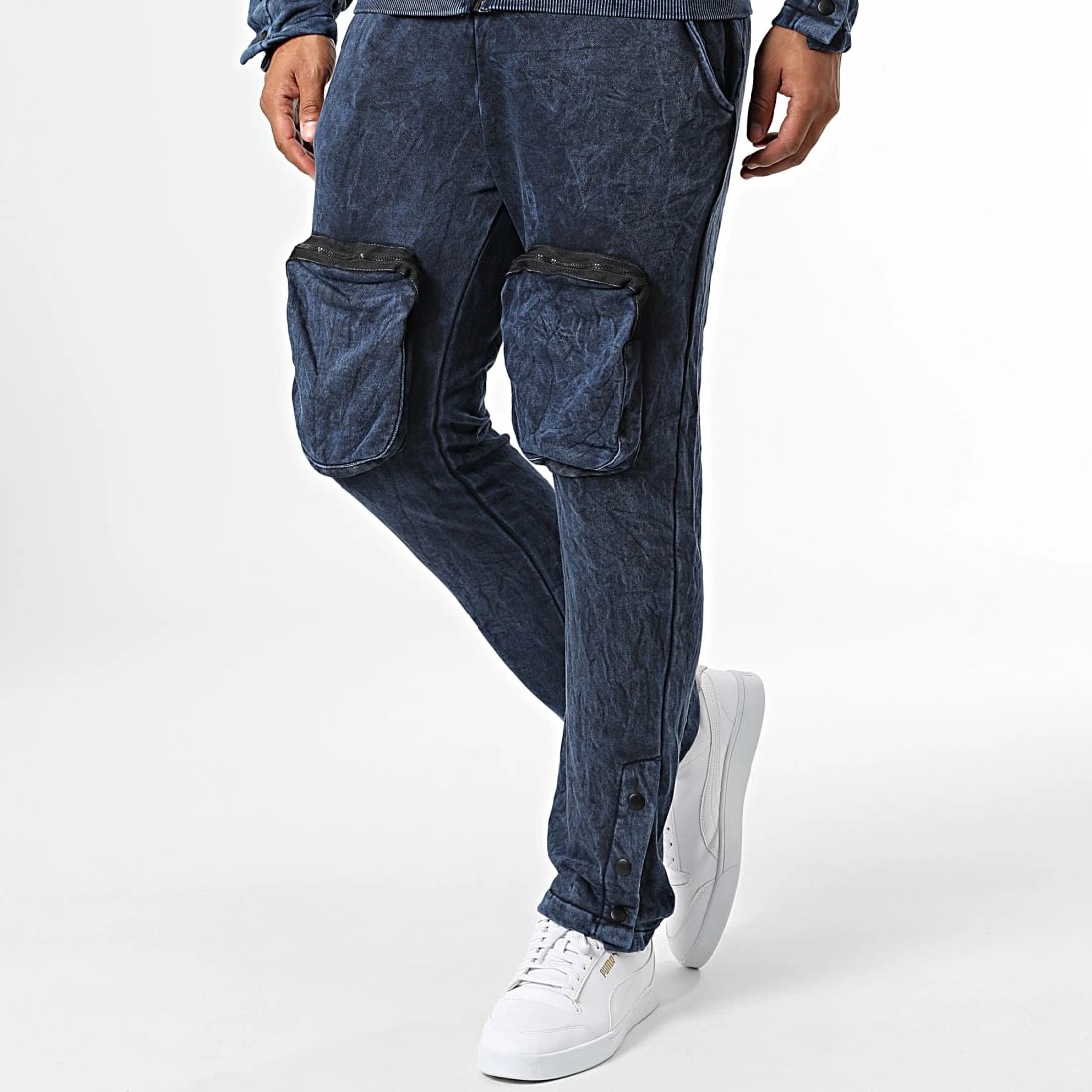 Meilleur prix ⭐ Ensemble De Survetement GK-1089T Bleu Marine de Classic Series 🎁 6 Meilleur prix ⭐ Ensemble De Survetement GK-1089T Bleu Marine de Classic Series 🎁 – Image 4