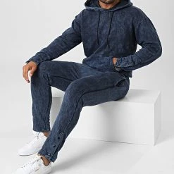 De gros 🥰 Ensemble De Survetement GK-1090T Bleu Marine de Classic Series ⌛