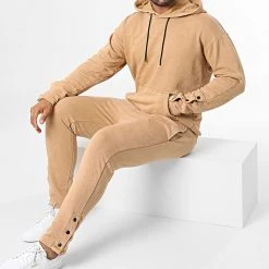 Budget ✔️ Ensemble De Survetement GK-1090T Beige de Classic Series 😍