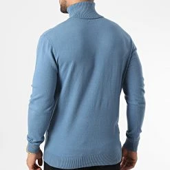 Le moins cher ⌛ Pull Col Roulé 6741 Bleu de Classic Series 🛒 -HautStyle Boutique classic series 337008 6741 BLEU JEANS 20220915T151629 04