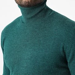 Bon marché 😀 Pull Col Roulé 6741 Vert Foncé de Classic Series 😉 -HautStyle Boutique classic series 337009 6741 VERT SAPIN 20220915T151443 02