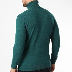 Bon marché 😀 Pull Col Roulé 6741 Vert Foncé de Classic Series 😉 -HautStyle Boutique classic series 337009 6741 VERT SAPIN 20220915T151446 04