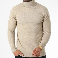 Vente flash ❤️ Pull Col Roulé 6741 Beige Chiné de Classic Series ⭐ 8 Vente flash ❤️ Pull Col Roulé 6741 Beige Chiné de Classic Series ⭐ -HautStyle Boutique classic series 337010 6741 BEIGE 20220915T151520 03