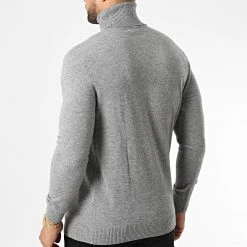 Nouveau ⌛ Pull Col Roulé 6741 Gris Chiné de Classic Series ⭐ -HautStyle Boutique classic series 337012 6741 GRIS CHINE 20220915T151504 04