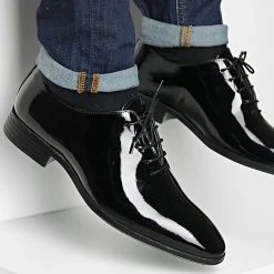 Bon marché ✨ Chaussures 2541 Black Patent Leather de Classic Series ✨