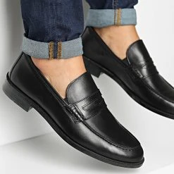 Remise 👍 Mocassins 6103 Black Antique Leather de Classic Series ✔️