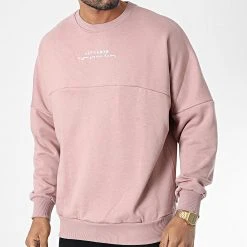 Bon marché 👍 Sweat Crewneck 22-K053 Rose de Classic Series 🧨