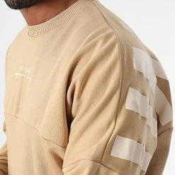 Remise 👍 Sweat Crewneck 22-K053 Beige de Classic Series 🤩 -HautStyle Boutique classic series 338027 22 K053 TAN 20220922T155701 02