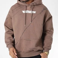 Top 10 ⌛ Sweat Capuche 22-K083 Marron de Classic Series 🥰 -HautStyle Boutique classic series 338036 22 K083 KAHVE 20220922T160816 03