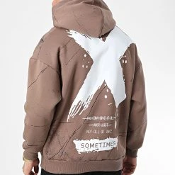 Top 10 ⌛ Sweat Capuche 22-K083 Marron de Classic Series 🥰 -HautStyle Boutique classic series 338036 22 K083 KAHVE 20220922T160817 04