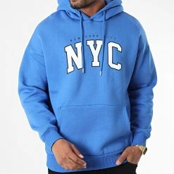 Grosses soldes 😀 Sweat Capuche 22-K062 Bleu de Classic Series 🤩