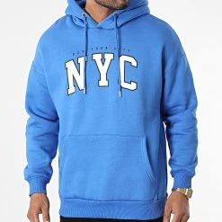Grosses soldes 😀 Sweat Capuche 22-K062 Bleu de Classic Series 🤩 -HautStyle Boutique classic series 338037 22 K062 SAKS 20220922T155532 03
