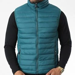 Tout neuf ⌛ Doudoune Sans Manches ZH68 Bleu Canard de Classic Series ❤️