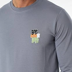 Vente flash 😀 Sweat Crewneck 9058 Gris de Classic Series 👍 -HautStyle Boutique classic series 338062 9058 DKGREY 20220922T155454 02