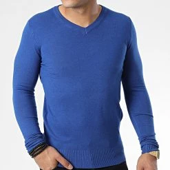 Meilleur prix 🌟 Pull J662 Bleu Roi de Classic Series 💯 -HautStyle Boutique classic series 338071 J662 16 20220920T162003 03
