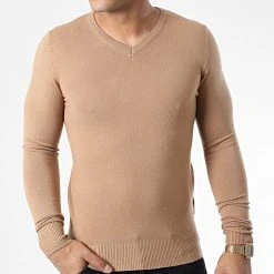 Bon marché ⭐ Pull J662 Camel Clair de Classic Series 😉 -HautStyle Boutique classic series 338077 J662 17 20220921T154321 03