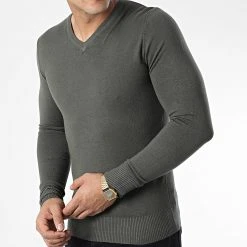 Remise 🎁 Pull J662 Vert Kaki de Classic Series ⭐ 8 Remise 🎁 Pull J662 Vert Kaki de Classic Series ⭐ -HautStyle Boutique classic series 338081 J662 18 20220921T154152 03