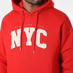 Tout neuf 🥰 Sweat Capuche 22-K062 Rouge de Classic Series 👍 -HautStyle Boutique classic series 338082 22 K062 KIRMIZI 20220922T155909 02