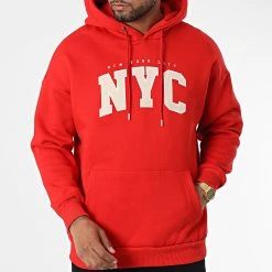 Tout neuf 🥰 Sweat Capuche 22-K062 Rouge de Classic Series 👍 -HautStyle Boutique classic series 338082 22 K062 KIRMIZI 20220922T155911 03
