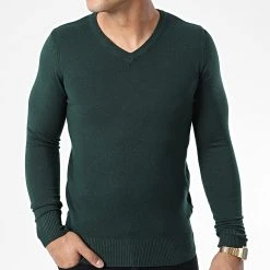 Nouveau 🎉 Pull J662 Vert de Classic Series ✔️ -HautStyle Boutique classic series 338087 J662 7 20220921T154225 03