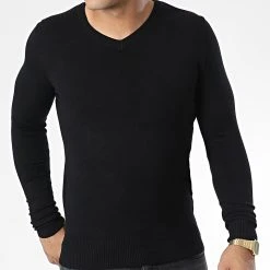 Meilleure affaire 🌟 Pull J662 Noir de Classic Series 🎁 -HautStyle Boutique classic series 338090 J662 3 20220920T162115 03