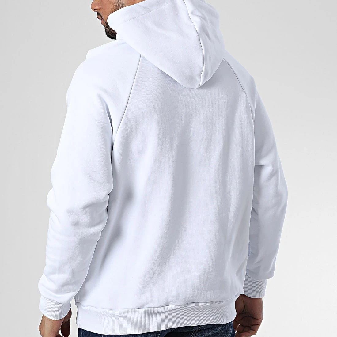 Budget ✨ Sweat Capuche 22-K002 Blanc de Classic Series 👏 6 Budget ✨ Sweat Capuche 22-K002 Blanc de Classic Series 👏 – Image 4