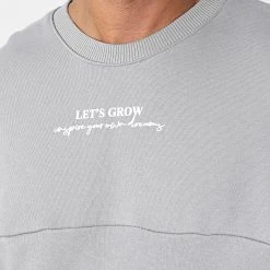 Top 10 😍 Sweat Crewneck 22-K053 Gris de Classic Series 🥰 7 Top 10 😍 Sweat Crewneck 22-K053 Gris de Classic Series 🥰 -HautStyle Boutique classic series 338100 22 K053 GREY 20220922T160758 02