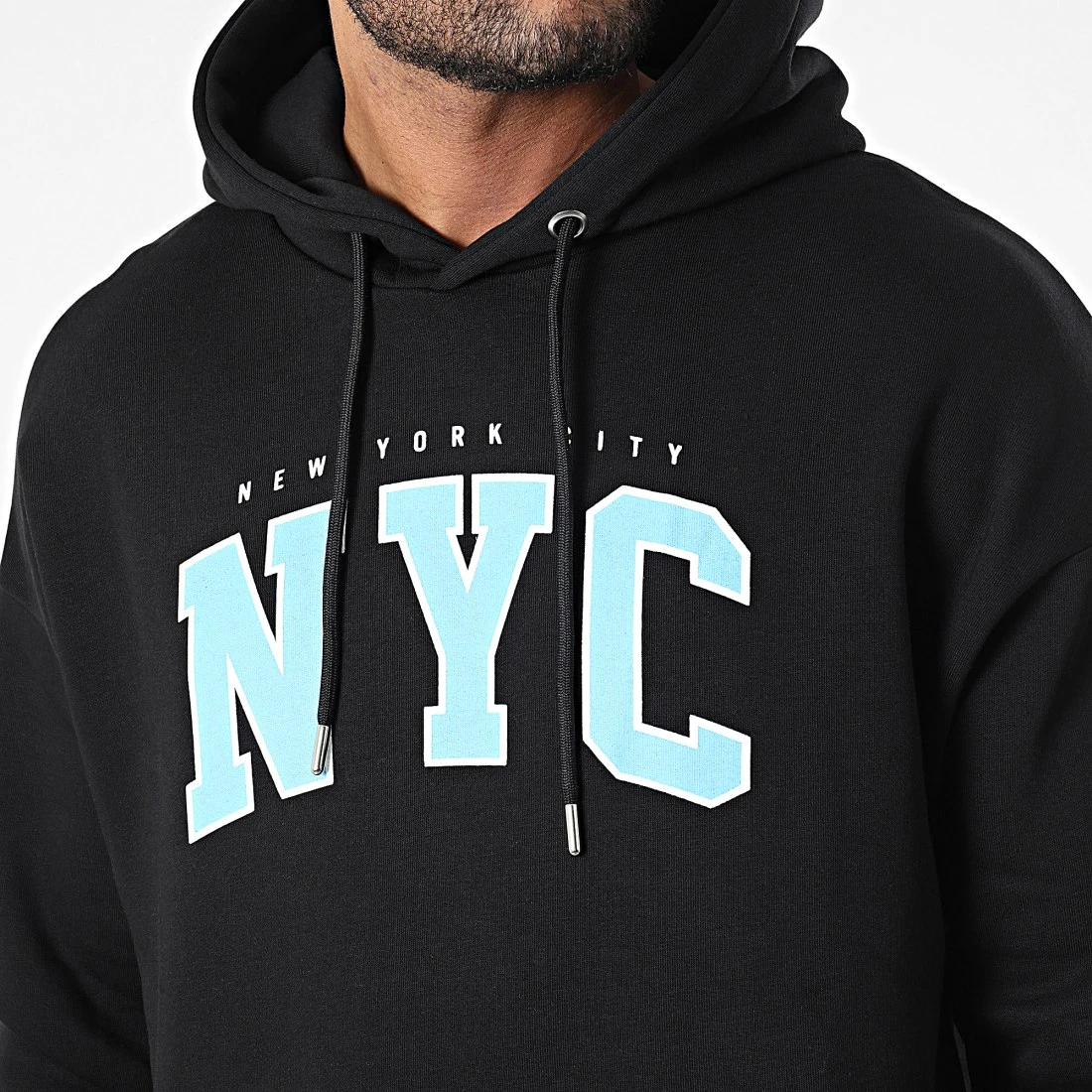 Remise ⌛ Sweat Capuche 22-K062 Noir de Classic Series ❤️ 4 Remise ⌛ Sweat Capuche 22-K062 Noir de Classic Series ❤️ – Image 2