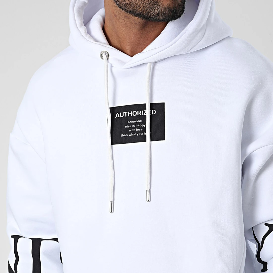 Vente flash 🎉 Sweat Capuche 22-K014 Blanc de Classic Series 👏 4 Vente flash 🎉 Sweat Capuche 22-K014 Blanc de Classic Series 👏 – Image 2