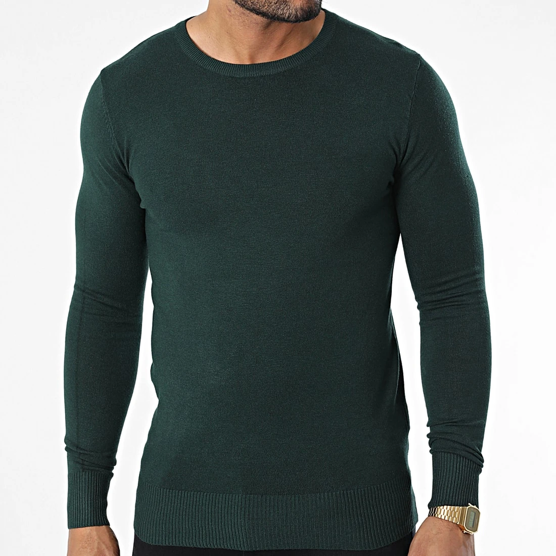 Remise 🧨 Pull J661 Vert de Classic Series 💯 3 Remise 🧨 Pull J661 Vert de Classic Series 💯