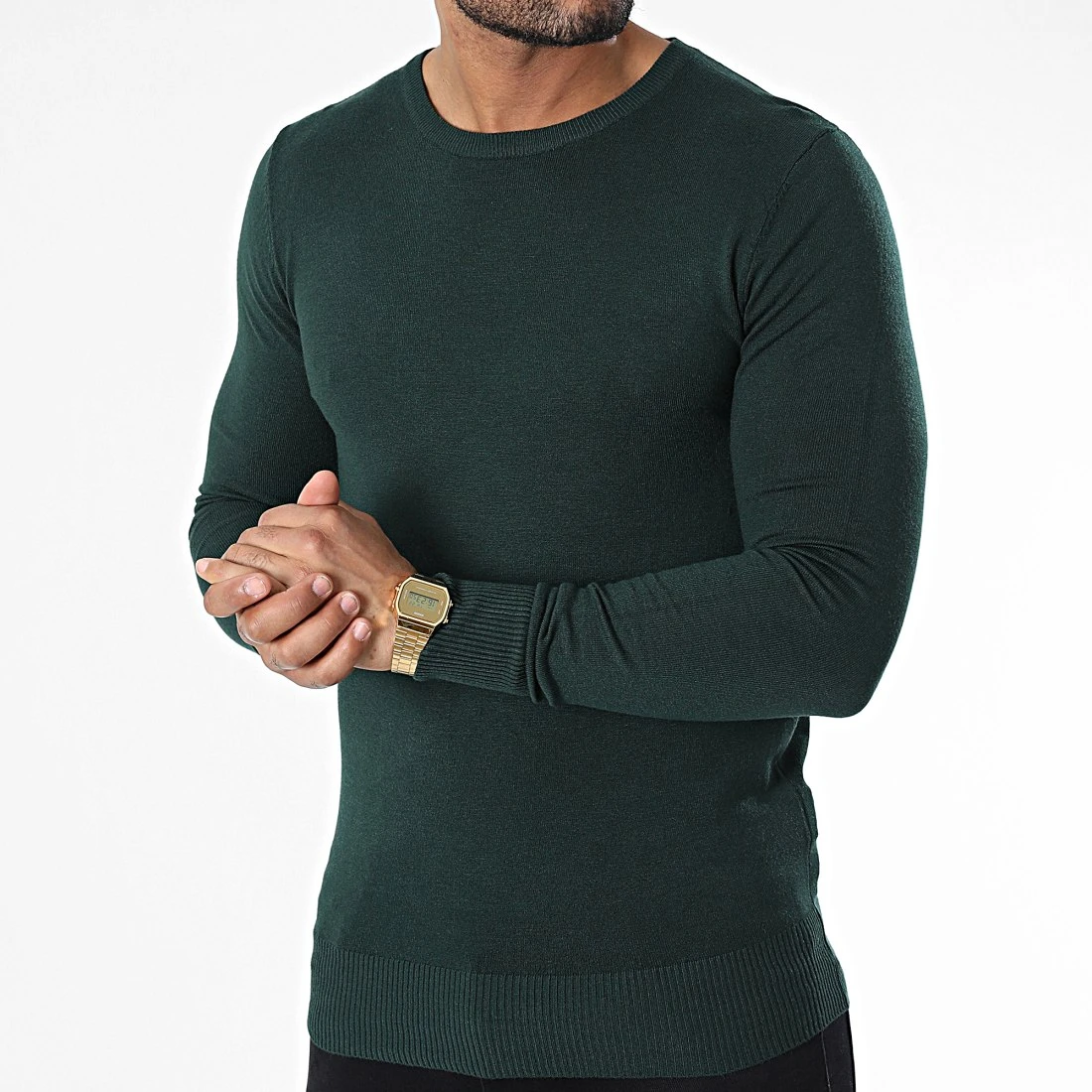 Remise 🧨 Pull J661 Vert de Classic Series 💯 5 Remise 🧨 Pull J661 Vert de Classic Series 💯 – Image 3