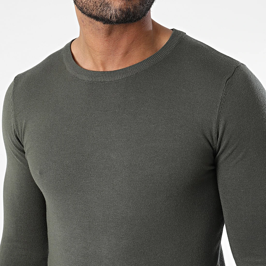 Meilleure vente 🎁 Pull J661 Vert Kaki de Classic Series 💯 4 Meilleure vente 🎁 Pull J661 Vert Kaki de Classic Series 💯 – Image 2