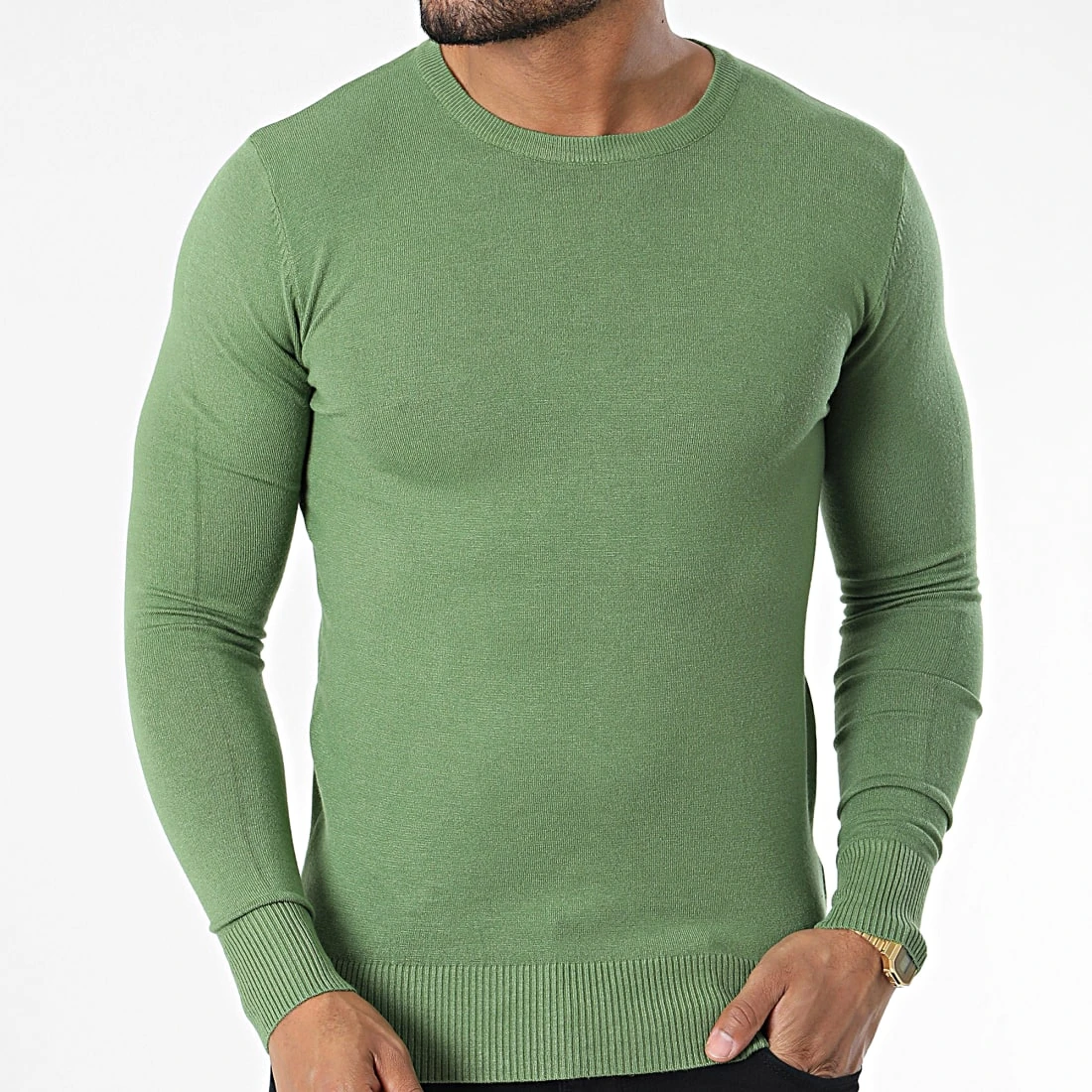 Bon marché ✔️ Pull J661 Vert Clair de Classic Series ⌛ 3 Bon marché ✔️ Pull J661 Vert Clair de Classic Series ⌛
