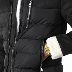 Sortie 😉 Veste Zippée Col Mouton 7047 Noir de Classic Series ✔️ -HautStyle Boutique classic series 338148 7047 9 BLACK 20220927T152001 02