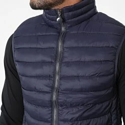 Top 10 🛒 Doudoune Sans Manches ZH68 Bleu Marine de Classic Series ✨ -HautStyle Boutique classic series 338152 ZH68 61 DEEP BLUE 20220922T152419 02