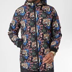 Coupon 😉 Veste Zippée Capuche Floral 7424 Noir de Classic Series 🌟 -HautStyle Boutique classic series 338295 7424 MIX 20220923T154652 03