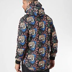 Coupon 😉 Veste Zippée Capuche Floral 7424 Noir de Classic Series 🌟 -HautStyle Boutique classic series 338295 7424 MIX 20220923T154654 04