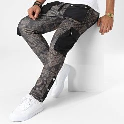 Meilleure vente 🔥 Pantalon Cargo 7423 Noir Gris Anthracite de Classic Series 👍 8 Meilleure vente 🔥 Pantalon Cargo 7423 Noir Gris Anthracite de Classic Series 👍 -HautStyle Boutique classic series 338302 7423 BLACK MIX 20220929T092300 03